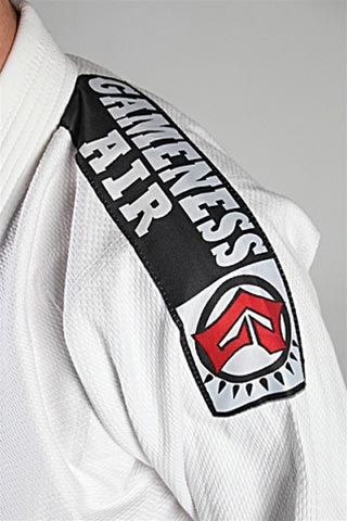 Gameness AIR Jiu Jitsu Gi White A4   light bjj kimono  