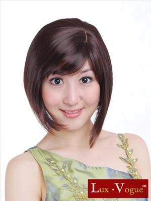 Brown Short Bob Hand Made Wigs Hair Perruque 74#33 T  