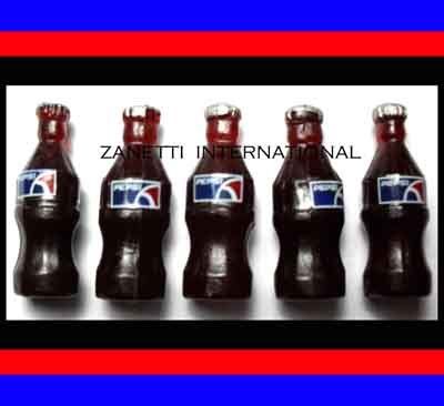   Miniature Bottles of Pepsi * Dollhouse Food Drink / Soda Bottle  