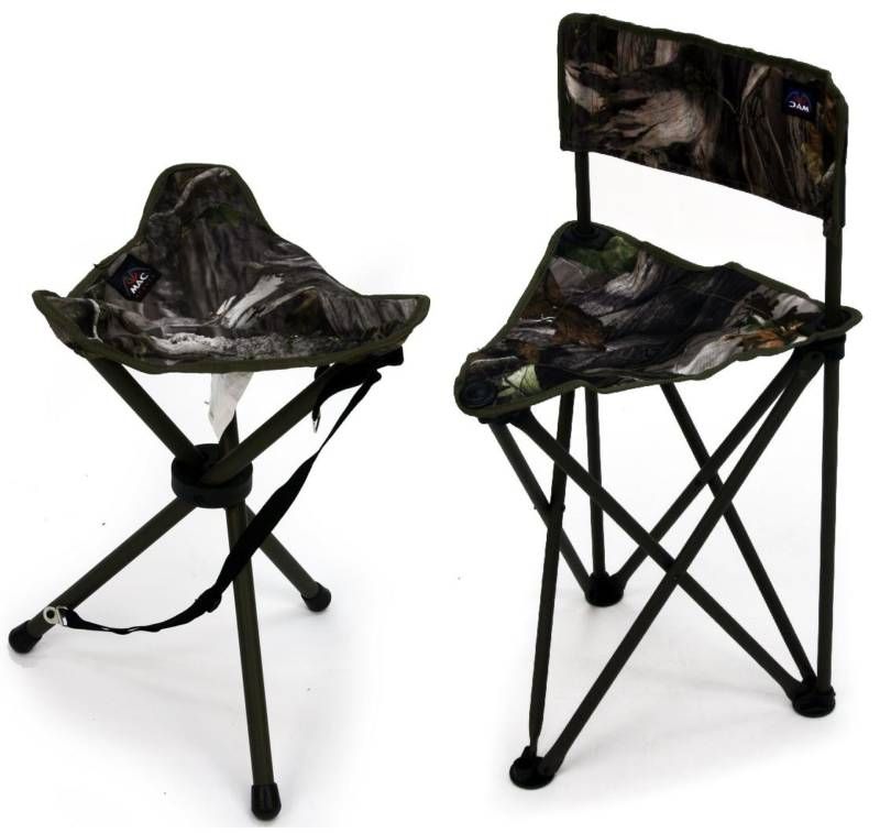 Camouflage Tripod Stools   Hunting or Camping Chairs  