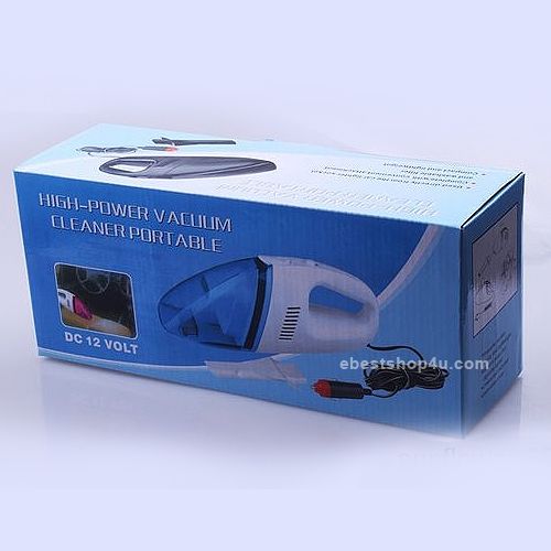 High Power Portable Vacuum Cleaner w/ Car Adapter  