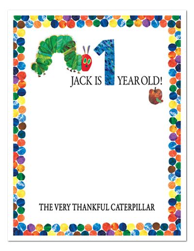 The Very Hungry Caterpillar THANK YOU NOTES  