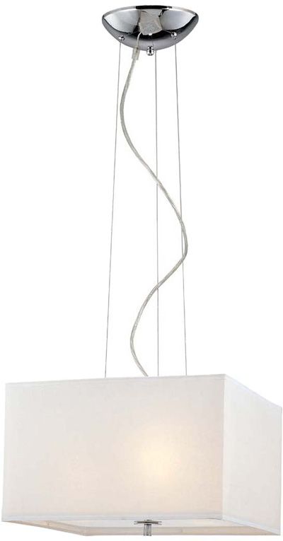 SQUARE SHADE CONTEMPORARY MID CENTURY MODERN CHANDELIER  