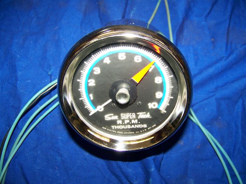 ORIGINAL 1960S VINTAGE SUN SUPER TACH  