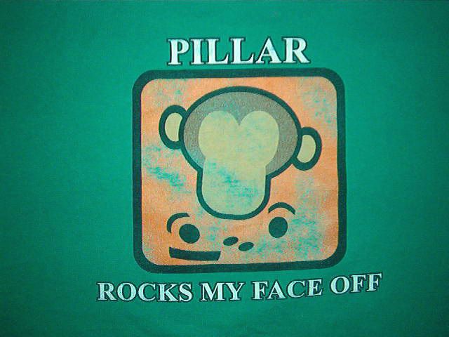 PILLAR CONCERT SHIRT Christian Rock Monkey Metal XL  