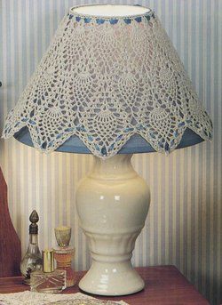 Crochet Pineapple Bedroom Lamp Shade Rug 12 Patterns  