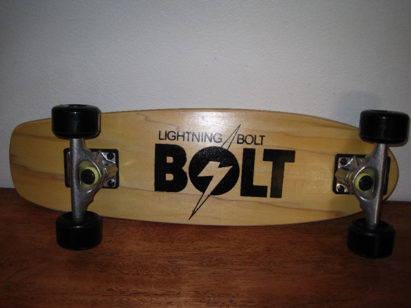 LIGHTNING BOLT MINI CRUISER SKATEBOARD COMPLETE  