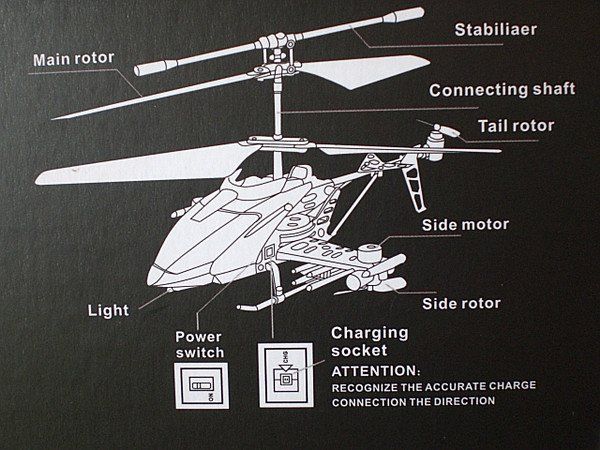 Helicóptero V Máximo de marco RC de aleación HX702 4 Channel