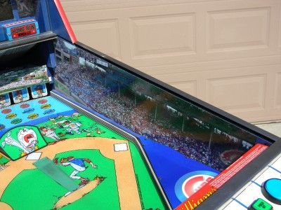 CUBS Pinball Baseball SLUGFEST Only one in the World WRIGLEY FIELD in 