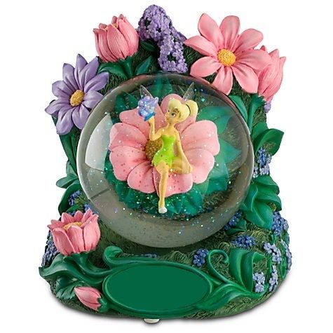 NEW Disney TinkerBell Flower Garden Musical Snowglobe  