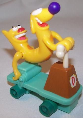 Burger King 1999 NICKELODEON CAT DOG Fast Food Toy  