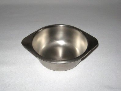   BRUSHED STAINLESS 1 QUART DOUBLE BOILER INSERT 2 1/4 INCH DEPTH  