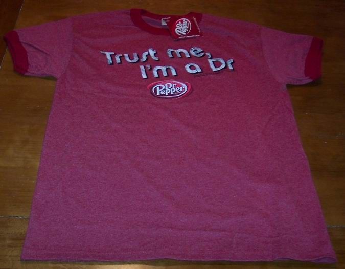 DR. PEPPER SODA IM A DOCTOR T Shirt MEDIUM NEW  