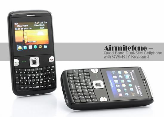 Quad Band Dual SIM Cellphone with QWERTY keyboard L223  