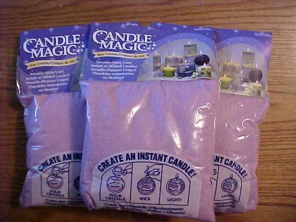 12 LOT Bags Candle Magic Wax Crystals ASSORTED COLORS*  