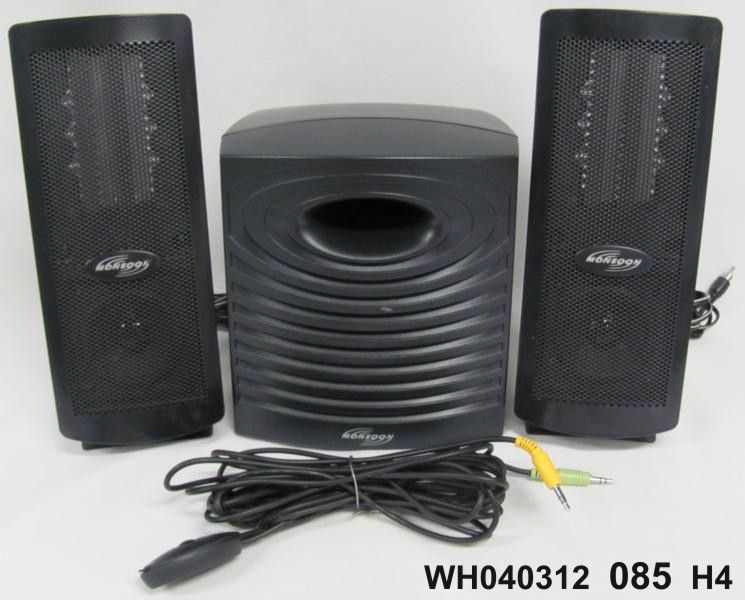 Monsoon MH 502 Flat Panel PC Audio Speaker System Model MH502 