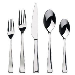 Gourmet Settings Strand 20 Piece Flatware Set Service 4  