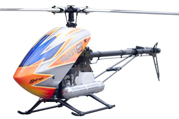 OUTRAGE VELOCITY 50 N2 FLYBARLESS KIT Nitro RC Helicopter  