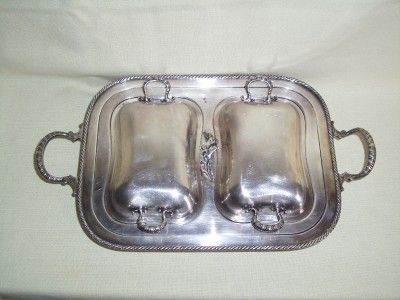   Silverplate Decritive Vegetables/Food Covered Server/Warmer  