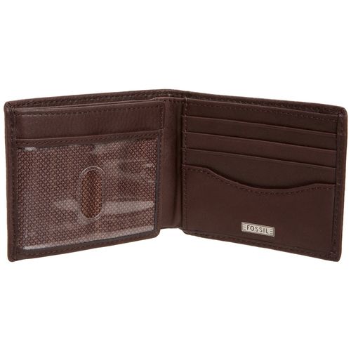 NEW* Fossil Mens Midway Traveler Leather Wallet ML7770200  