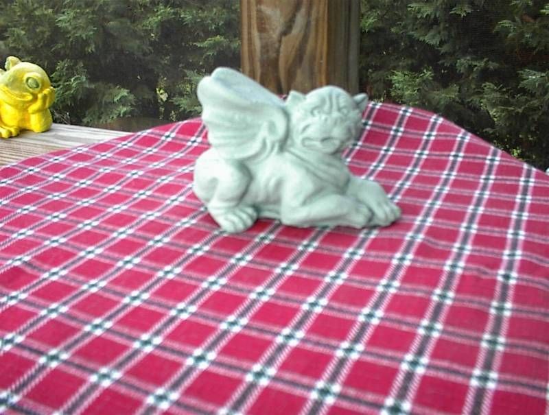 Gargoyle with Cape NEW STATUE Concrete Indoor/Outdoor  