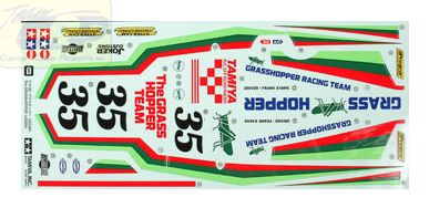 STICKERS DECALS Grasshopper Vintage RC Tamiya 9495468  