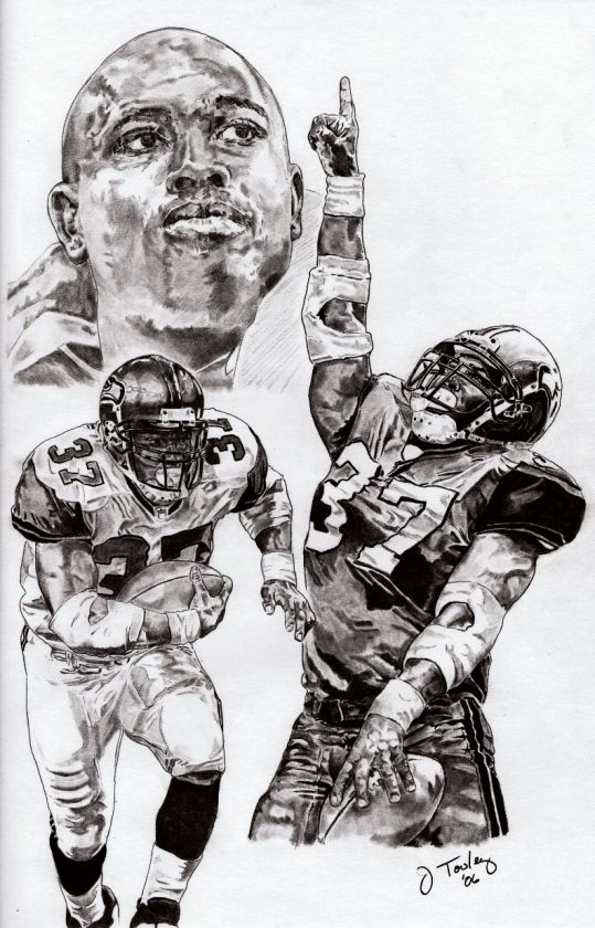 Shaun Alexander seattle seahawks print picture art  