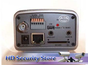   MP Security Camera HD Network IP 1600x1200 High Resolution SD  