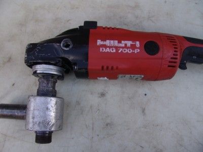 HILTI DAG 700 P ANGLE GRINDER & CORE DRILL ATTACHMENT 8500RPM  