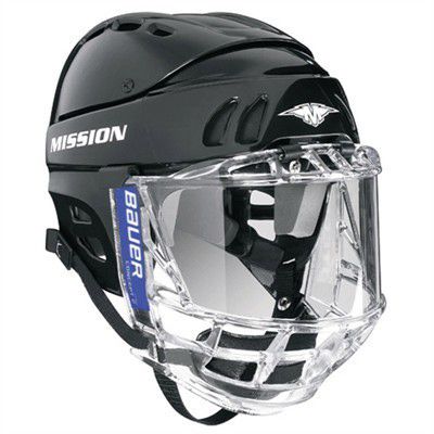 New Mission 1501 Hockey Helmet w/Concept 2 Face Shield   Sr M  