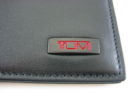 Tumi Horizon Black Slim Card Case ID Wallet W/Gift Box  