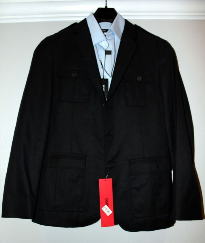 NWT Hugo Boss Red Label Araido Black Jacket Blazer  