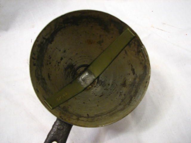 ANTIQUE TIN ICE CREAM SCOOP CLADS DISHER DIPPER  