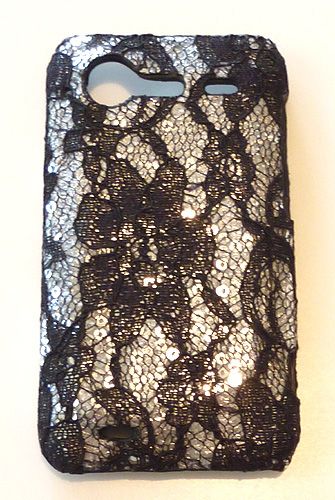   Flower Lace Cover HTC Droid Incredible S 2 6350 Case Faceplate  