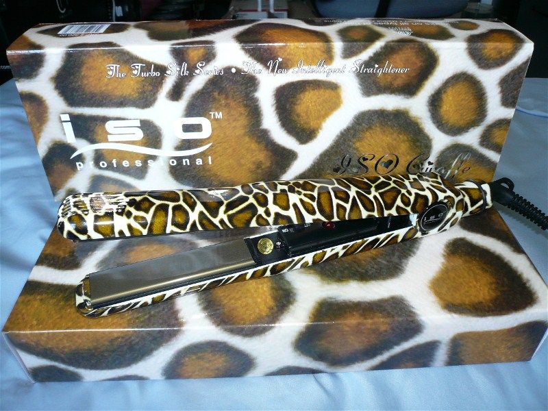 ISO BEAUTY TITANIUM HAIR STRAIGHTENER FLAT IRON GIRAFFE  