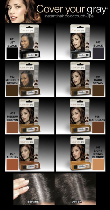 COVER YOUR GRAY TOUCH UP HAIR COLOR STICK BY IRENE GARI   PICK YOUR 