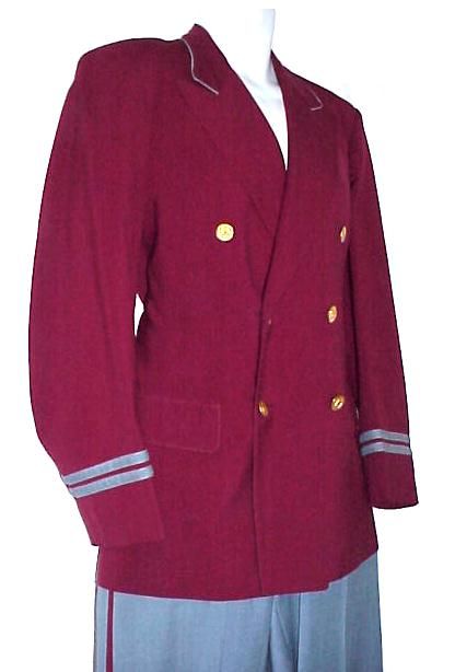 BELLHOP BELL CAPTAIN CONCIERGE UNIFORM SUIT MAYO HOTEL  