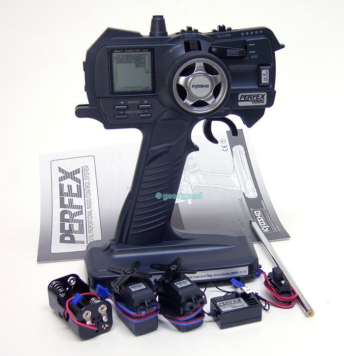 Kyosho Perfex Transmitter+Servo 27mHz MP 7.5 777 MP7.5  