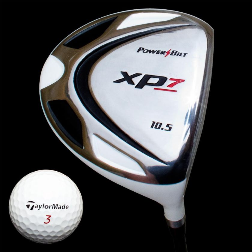   Xp7 White Driver Graphite Mens Flex Shaft w/TaylorMade Burner Ball