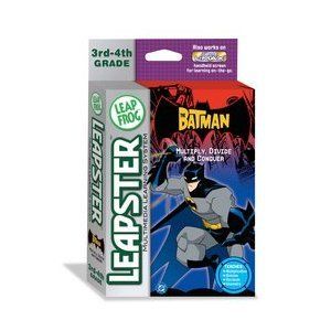 LeapPad Leapster Batman Multiply Divide Game Cartridge ~ Brand New 