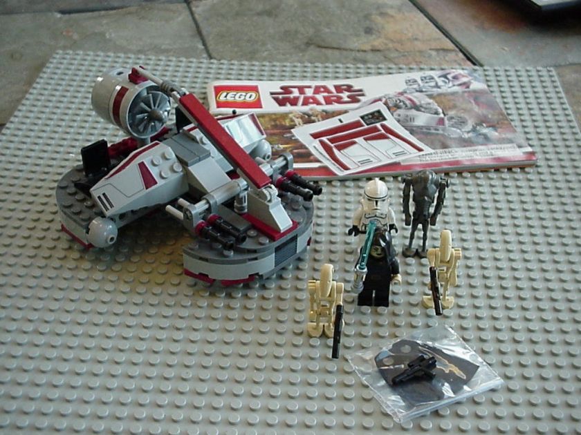 Lego Star Wars 8091 Republic Swamp Speeder 5 minifigs  