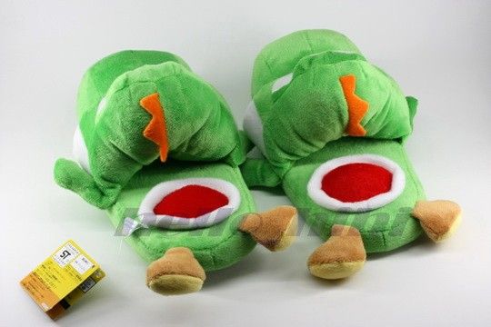 Super Mario Bros Y Yoshi Figure Plush Slipper Kids  