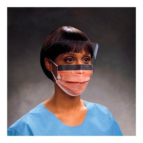   Kimberly Clark FLUIDSHIELD Fog Free Mask with visor ( 4 box of 25