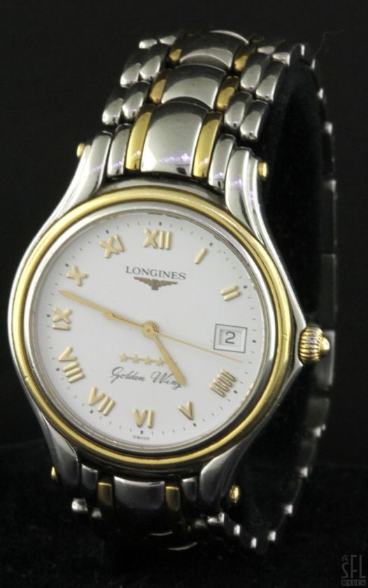 LONGINES GOLDEN WING ELEGANT 2 TONE SS MENS WATCH  