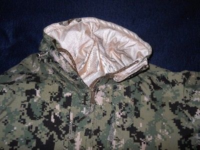 US Navy NWUIII AOR2 Digital Woodland Goretex Parka Jacket NSW SEAL SOF 