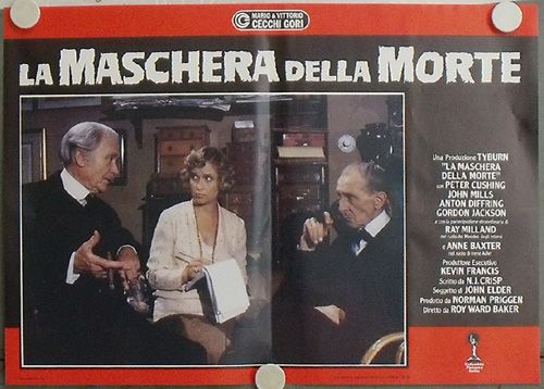 kc08 SHERLOCK HOLMES MASK OF DEATH 6 rare POSTER ITALY  