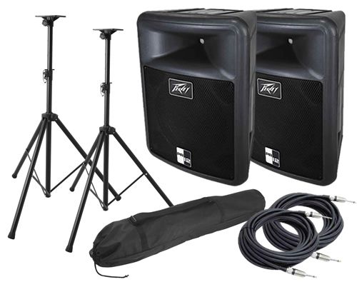 Peavey PR12 2 Way Portable PA Speaker 12 Woofer AUDIO ESSENTIALS 