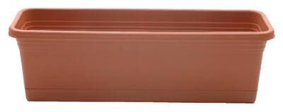 COASTAL AW2412TC 24 TERRA COTTA WINDOW BOX PLANTERS  