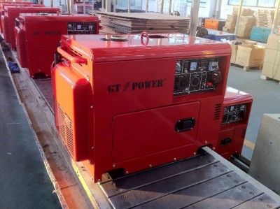 KW GT POWER PORTABLE QUIET DIESEL GENERATOR REMOTE ELECTRIC 