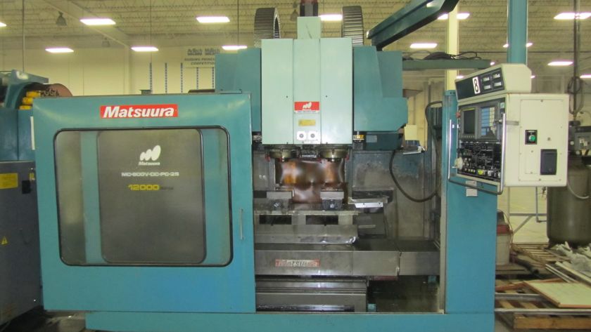 Matsuura MC800VSX DC Twin Spindle Vertical Machining Center W/Pallet 